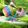 3D Printed Articulated Dragon Egg,Dragon Eggs with Dragon Inside,Candy Wing