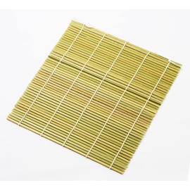 Natural Bamboo Roll, 10.6 x 10.6 inches (27 x 27 cm), 9 inch (9 cm), Sushi Roll, Thin Roll Sushi