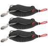 3Pcs/Set Artificial Fishing Lures Modified Fishing Soft Bait Plastic Lures