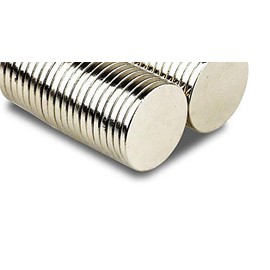 Geo Shipping 5 x 5 x Neodymium Magnet D12 x H5 Petlinge Extra Strong Silver 1.2 x 1.2 cm/One Size