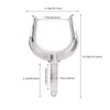 2 Pcs Stainless Steel Oar Lock Oarlock Rowlock, 1/2in Shaft