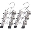 Norhogo Pack of 9 Multifunctional Metal Hangers, Double Adjustable Clips,