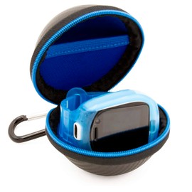 CASEMATIX Carry Case Compatible with Gabb Watch 3, KidiZoom Smartwatch DX3, Verizon GizmoWatch 2 - Protective Travel Case with Accessory Pouch and Carabiner for Backpack, Includes Case Only (Black)