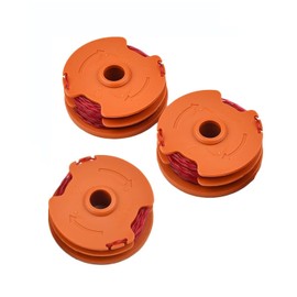 mzoLife Strimmer Spool Compatible with Worx,Mcgregor,Qualcast, Strimmer Wire for McGregor MET6032 MET4530 MET3525,1.6 mm Autofeed Replacement Spools for Worx WG105 WG106 WG119 (3PCS)
