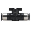 Push To Connect Straight Union Ball Valve Quick Release Pneumatic
