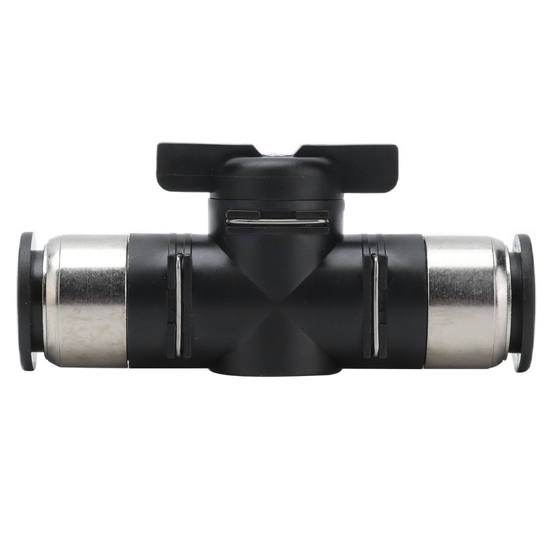 Push To Connect Straight Union Ball Valve Quick Release Pneumatic