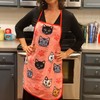 Crazy Dog T-Shirts Cat Yarn Kitchen Apron and Oven Mitt