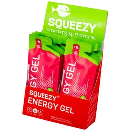 Squeezy Energy Gel Box (Probierpaket) 12er Pack - Sportgel für schnelle & dauerhafte Energie bei maximaler Verträglichkeit | Energie Gel | Laufen, Radsport, Marathon | Power Gel Sport