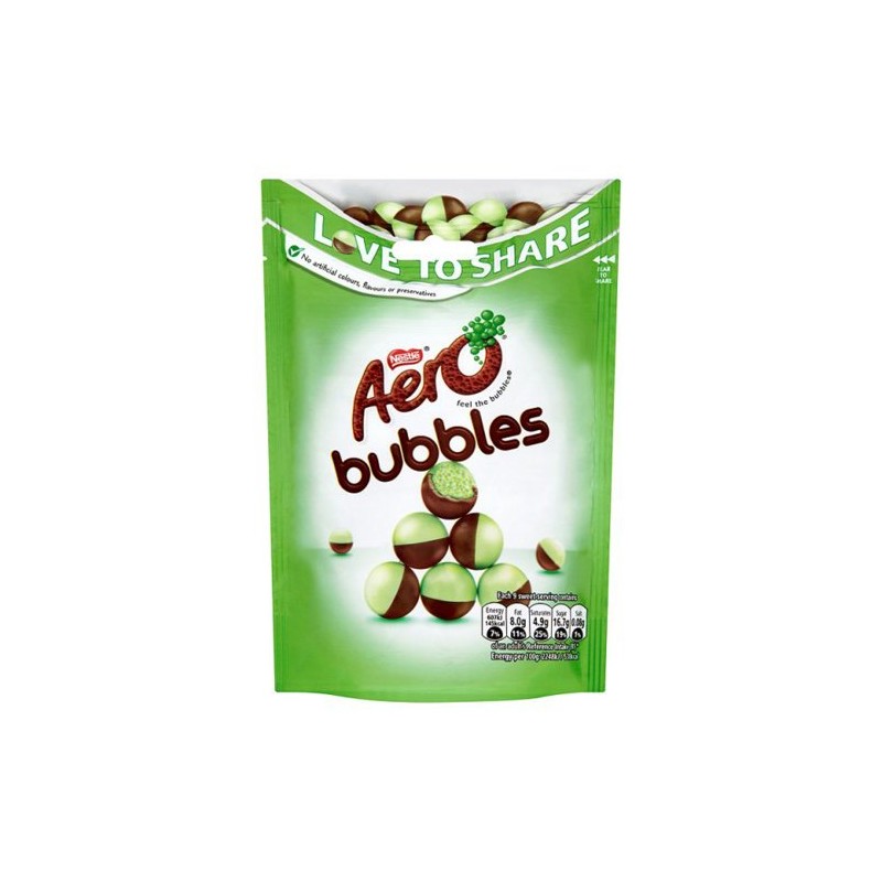 Aero Bubbles Peppermint (113g pouch) (pack of 3)