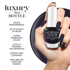 Morgan Taylor Fall Collection Living Our Life - 15ml Professional Lacquer, Vibrant, Chip-Resistant, Fast-Drying, Long-Lasting, High-Shine, Perfect for Manicures & Pedicure (Night After Night)