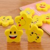 Koogel Smiley Face Eraser, Pack of 100 Children's Small Funny