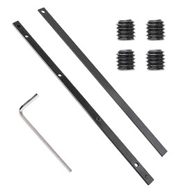Wjelet 2PCS Guide Rail Connector Kit for Makita SP6000 P45777, Compatible with Bosch, Festool, DeWALT Track Saws, Guide Rail Joining Bar Connector for Long Cuts