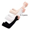 Mafab 3 Pares Mangas Protectoras Uv Licra Protector Sol Deportes