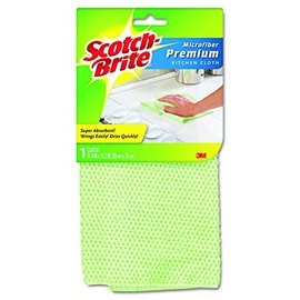 Scotch-Brite Premium Kitchen Cleaning Cloth, Microfiber, Assorted Colors (9035-1)