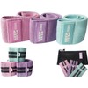 KEEPPEAK Resistance Booty Bands Set: 3 Non-Slip Fabric Exercise Bands