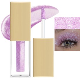 Housn Liquid Glitter Eye Shadow, Long-Lasting Waterproof High Pigment Liquid Glitter Eye Shadow, Starry Sequins Mermaid Eye Shadow, Sparkling Shimmer Metal Eyes Makeup (#05)