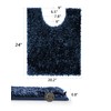 Yimobra Toilet Rugs U Shaped Washable, Extra Thick Soft Absorbent