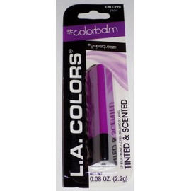 L.A. Colors Tinted & Scented Lip Balm #Colorbalm #GrapeSqueeze