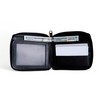 Mens Zip Around Genuine Leather Wallet RFID Blocking Holds 8