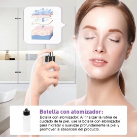 Máquina de dermoabrasión 3 en 1 para facial + atomizador máquina belleza para facial spa