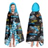 CZZDERAM Cars Towel for Kids Ages 4-8, Cars Hooded Towels