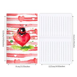 24 Pcs Ladybug Mini Notebooks - Lady Bug Portable Pocket Notebook Cute Memo Book NotePads, 3.15X4.92 inches Small Journal for Kids Teens Adults, Cute Memo Books for Daily Notes, Travel Journals