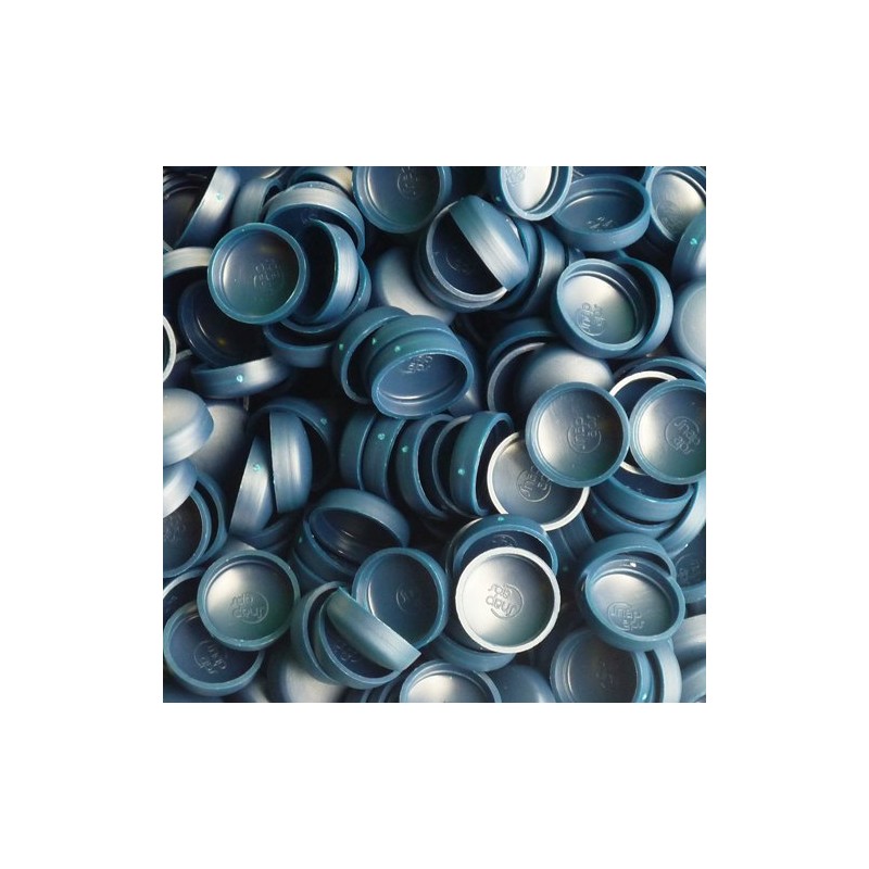Snap-On Two Piece Dome Screw Cover Caps - Pack of