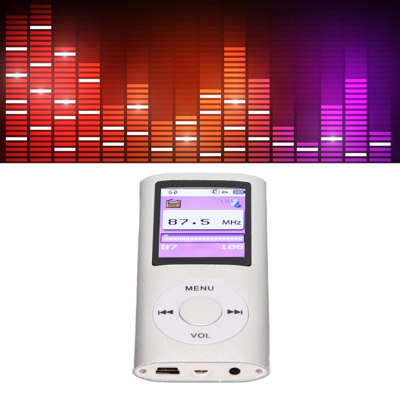 MP3 Player 1.8 Inch Color Display Screen Multifunctional Portable MP3