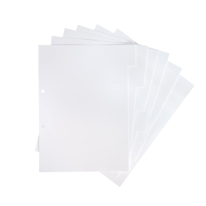 Schreibgefühl Tabbed Dividers for Folders 6 Pieces for Labelling DIN