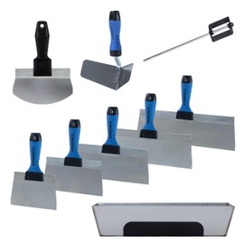 Ultimate Drywall Finishing Kit - Stainless Steel I Advance Equipment MFG Co. I Professional Quality I Mud Pan, Drywall Knife,Pail Scoop I Model 35631 I 100+ Years Family Owned USA Made