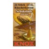 Knox Chocolate Scented Incense Cones, Pack of 24, Made in