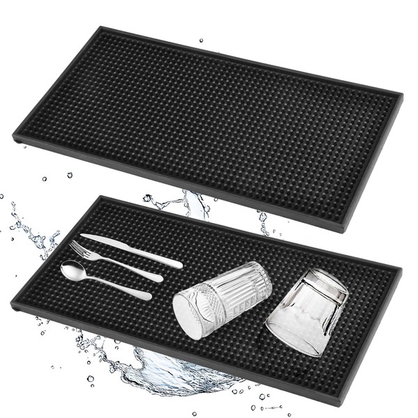 Neerow Pack of 2 Bar Mats, 30 x 15 cm