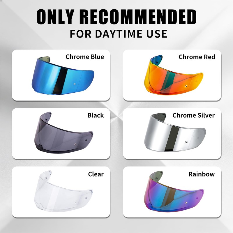 JQF Gear Helmet Visor Shield for SEDICI Strada II and