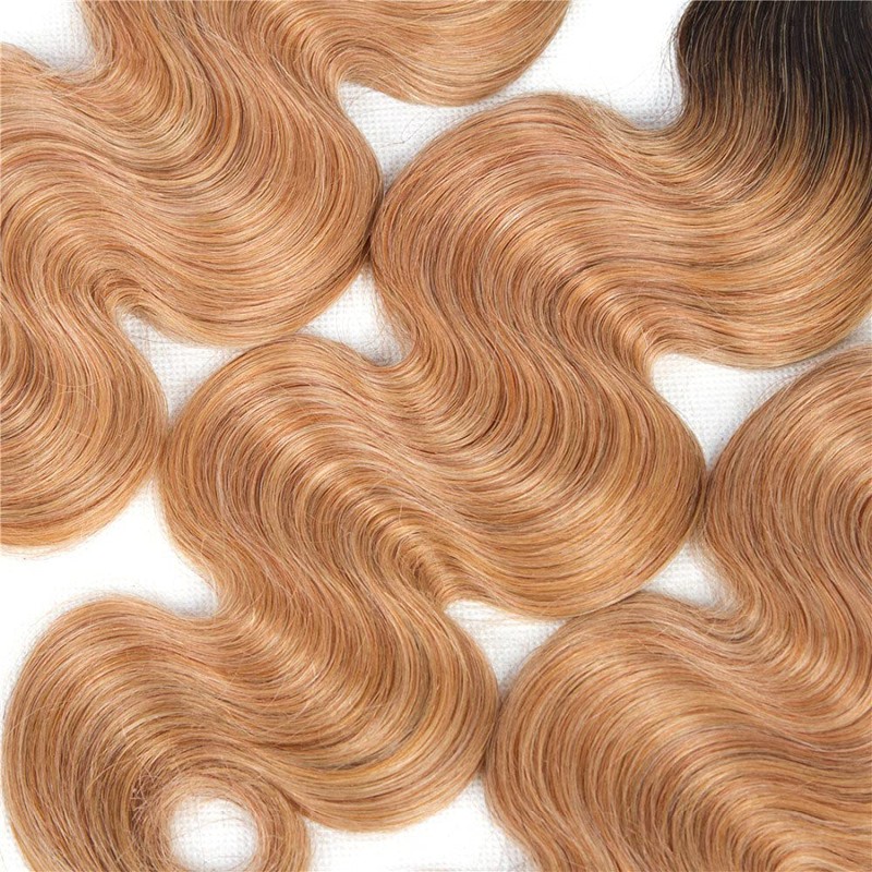 UKSHL J1B27 BB Human Hair Bundles 121416