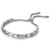 RainSo Women's Magnetic Bracelet Stainless Steel with Crystal Design Adjustable