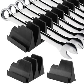 QKDS Modular Wrench Organizer, Free Combination Wrench Rack, Garage Workshop Tool Box Wrench Holder for Tool Drawer Storage fits Sizes from 6 mm to 38 mm or 1/4 to 1-1/2 Inch(Size:Hold 40 Wrench)