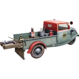 Mini Art 38063 1:35 Tempo E400 Railway Diesel Car (4) Faithful Replica, Model Building, Plastic Kit, Crafts, Hobby, Gluing, Model Kit, Assembly, Unpainted