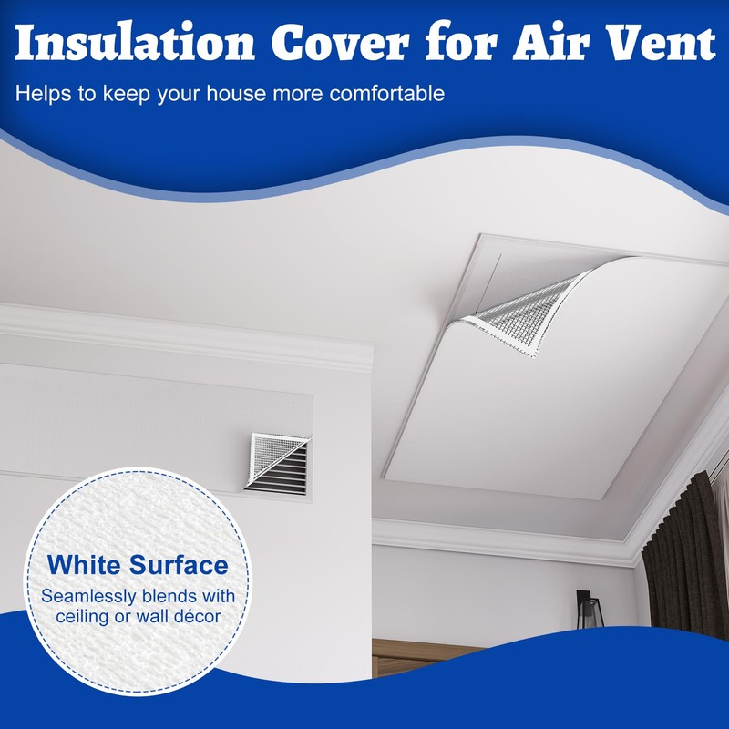 Wintcomfort Insulation Cover for Attic Stairs, Ceiling Vent & Attic