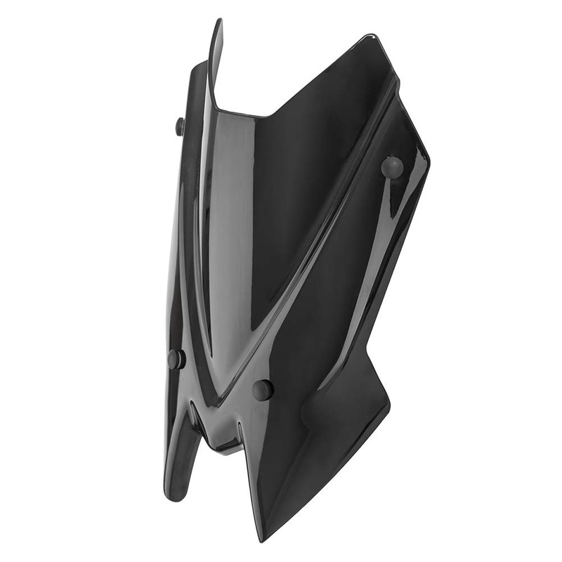 Motorcycle Windshield Deflector with Bracket Double Bubble Windscreen Fit for
