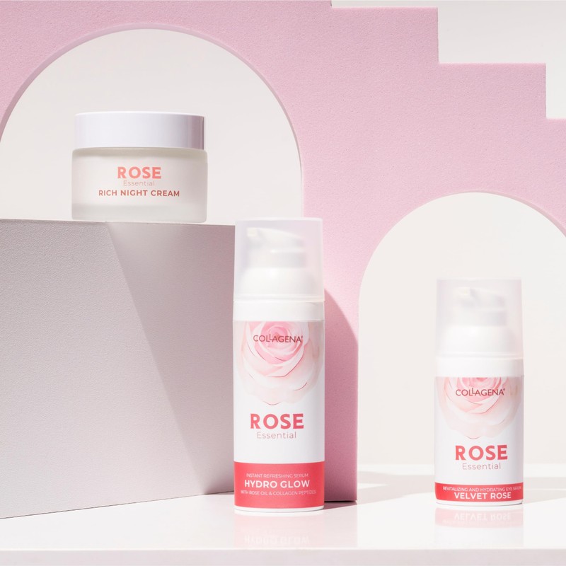 Collagena Rose Essential Velvet Rose Revitalising and Moisturising Eye Serum