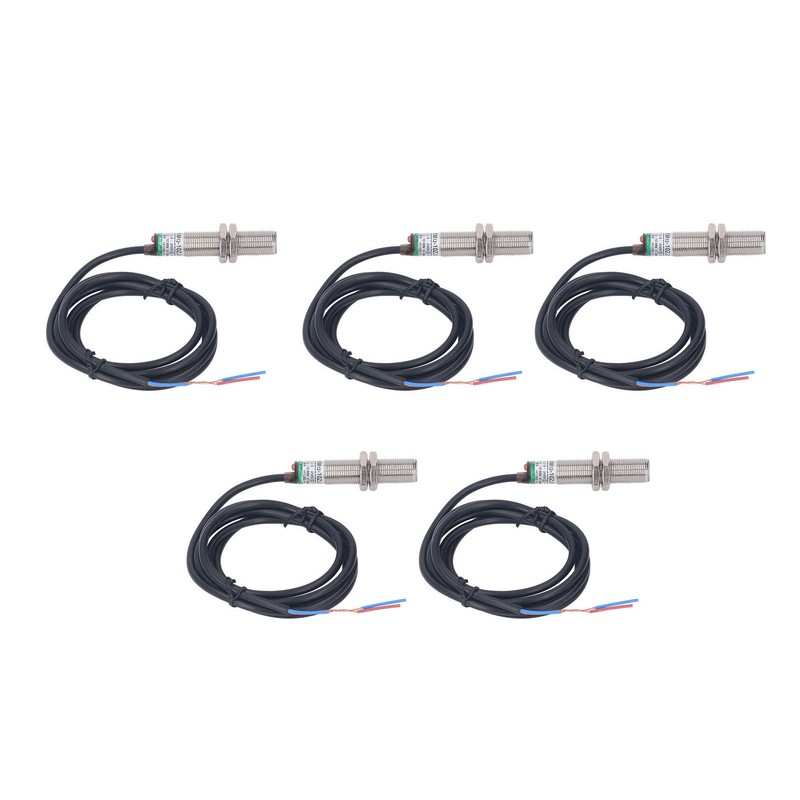 5Pcs Proximity Switch IP65 Waterproof Non Contact 2 Wire Normally