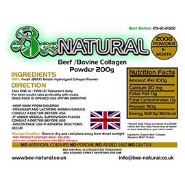 Bee-natural Bovin (Beef) Hydrolyzed Collagen Powder 200g