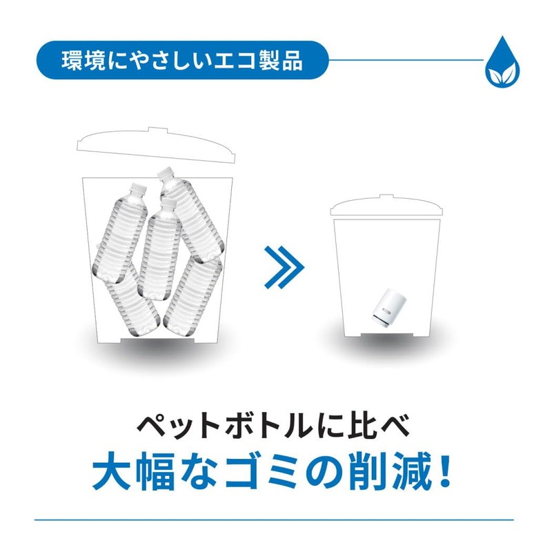 Cleansui CPC7W-NW Water Filter Pot Type Alkaline Series Replacement Cartridge,