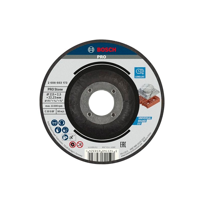 Bosch 1x PRO Stone Longlife Cutting Disc for Small Angle