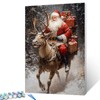 Aihonmin Santa Claus DIY Paint by Numbers for Adults Christmas