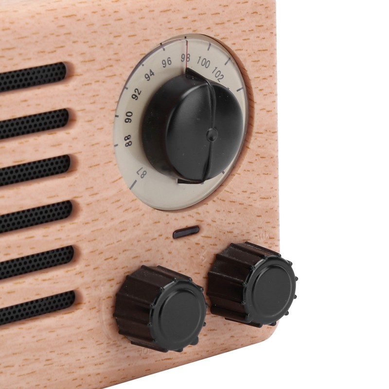 Retro Mini Bluetooth Speaker Bass Audio Stereo Subwoofer FM Radio