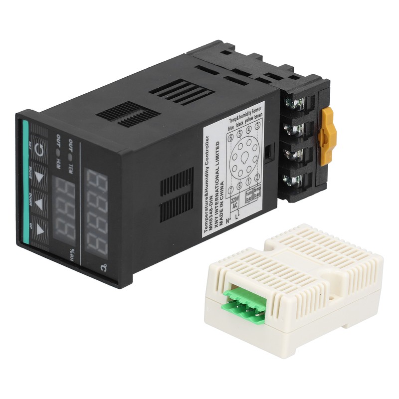 Temperature Humidity Controller High Accuracy Digital Smart Monitor MH0348-DIN AC85‑265V