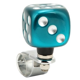 Yosoo Health Gear Steering Wheel Knob Spinners, Car Suicide Handle Knob Dice Shape Power Handle Spinner Dice Shape Car Turning Wheel Knob for Cars Trucks Tractors Boats(Green)
