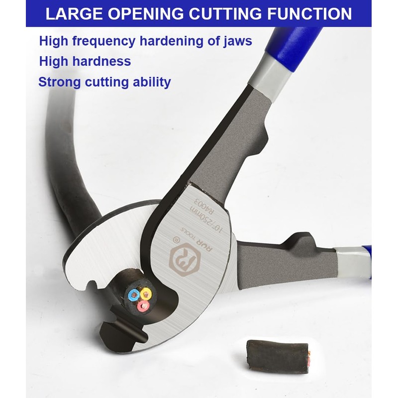 ZrgGea Cable Cutters 8 Inch, High Leverage Cable Cutter, Made