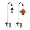 JOYSEUS Shepherd Hooks 2 Pack - 48 Inches High 1/2